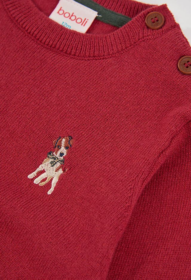 Maglione con ricamo