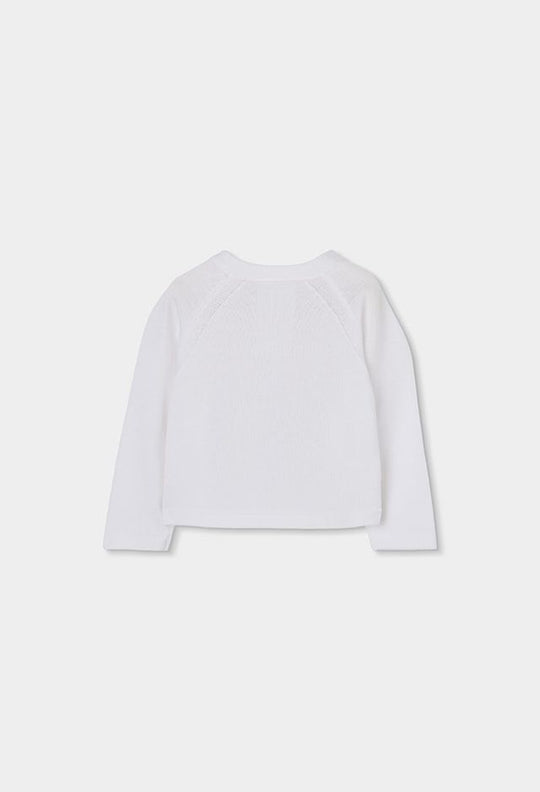 Cardigan di filo bianco