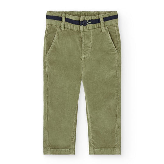 Pantaloni di velluto verdi